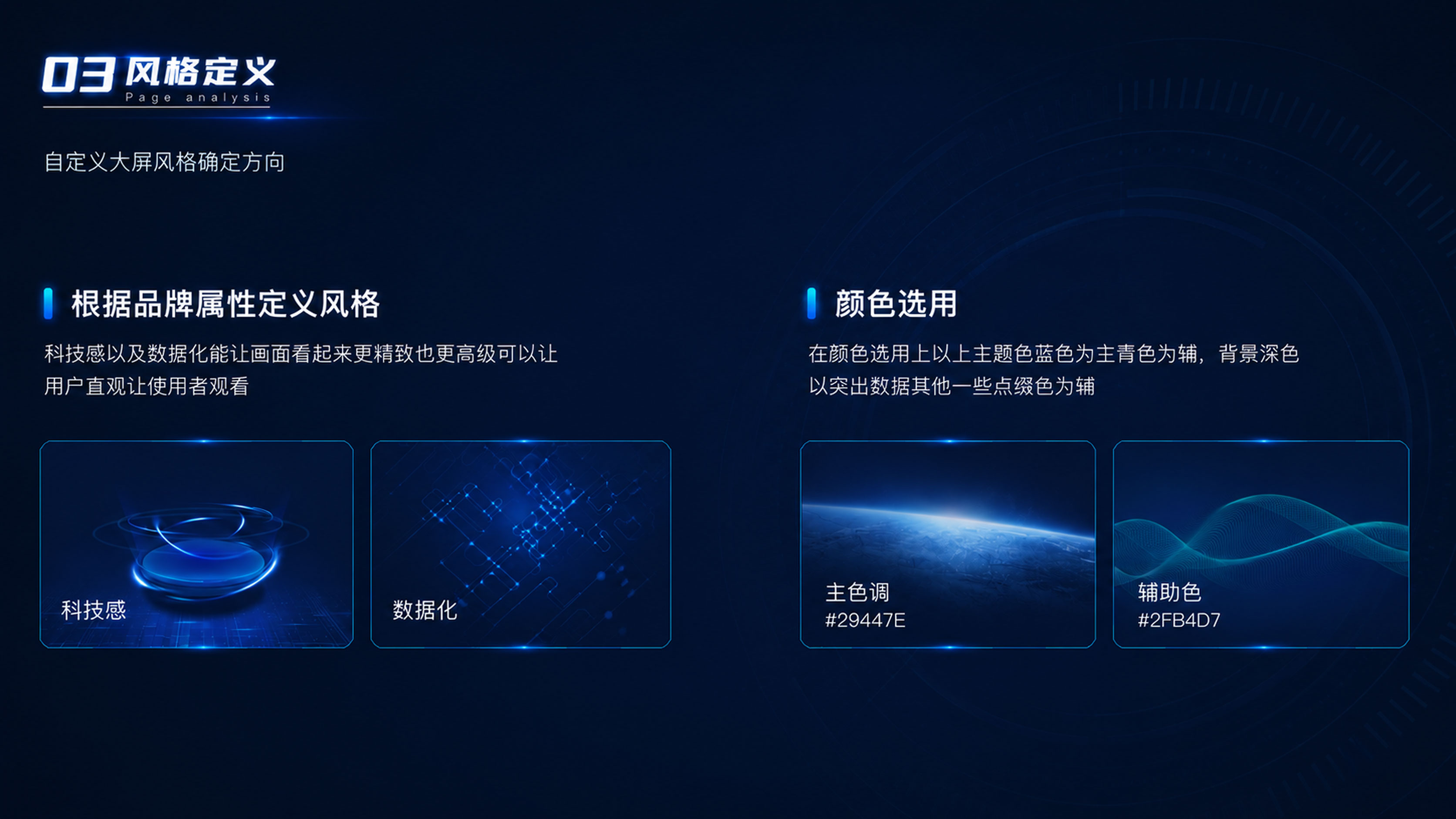 网上老年大学数据大屏案例详情板块 4